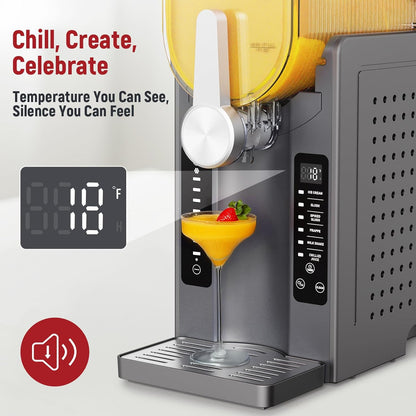 WizAura Slushie Machine: No lce Needed All-in-One Slushy Maker for Home
