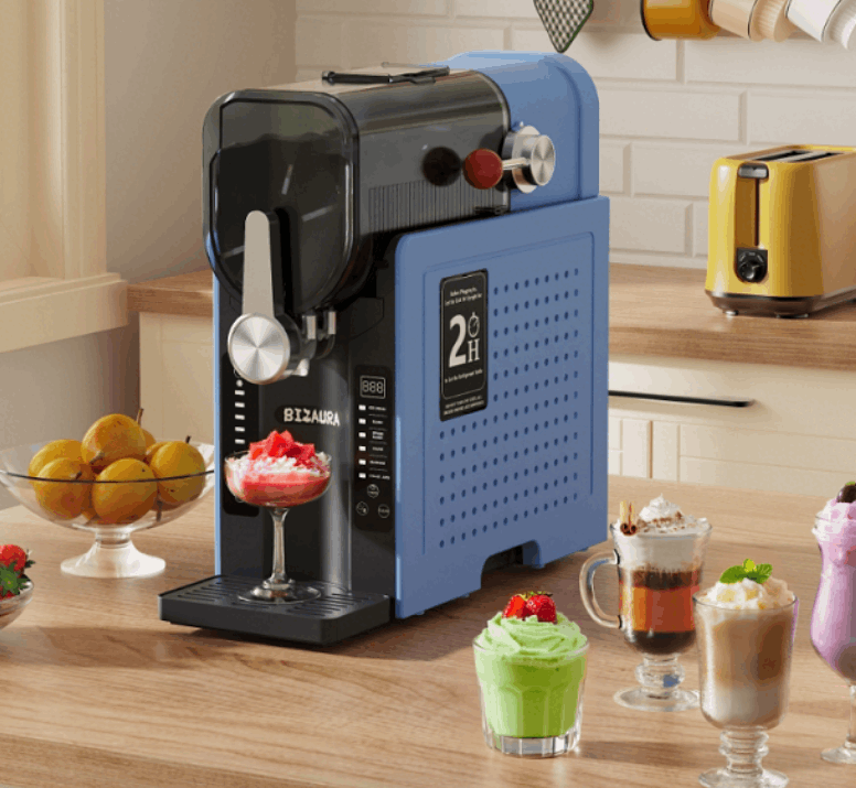 WizAura Slushie Machine: fathersdaygift No lce Needed All-in-One Slushy Maker for Home
