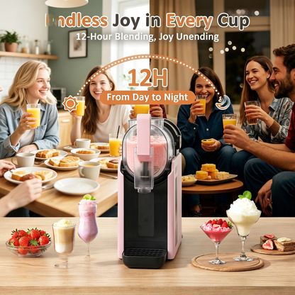 wizaura Slushie Machine: No lce Needed All-in-One Slushy Maker for Home