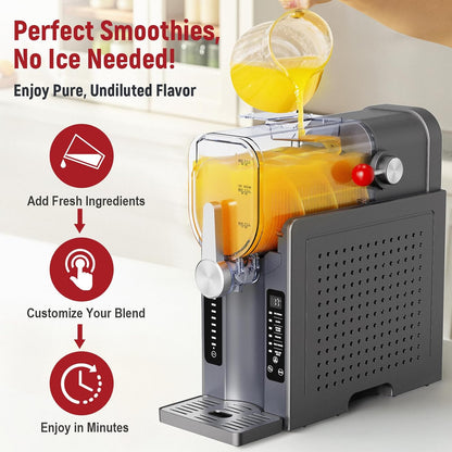 WizAura Slushie Machine: No lce Needed All-in-One Slushy Maker for Home